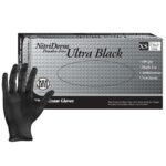 black gloves in box