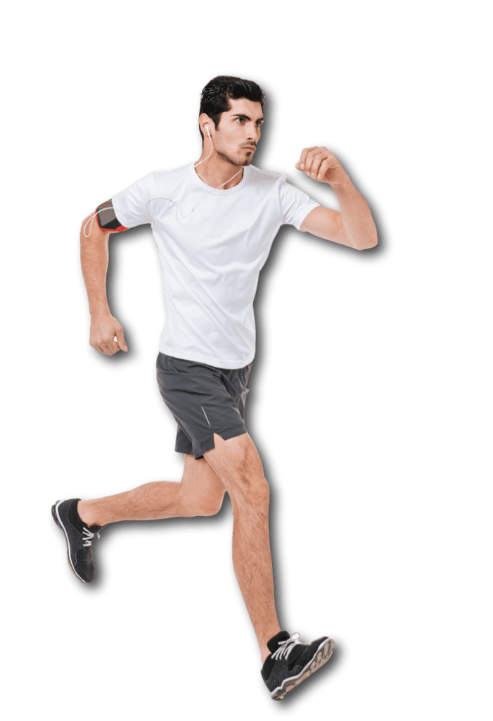 man running