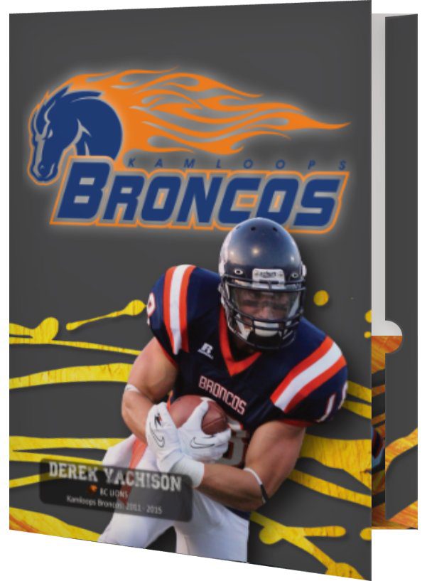Broncos Folder design