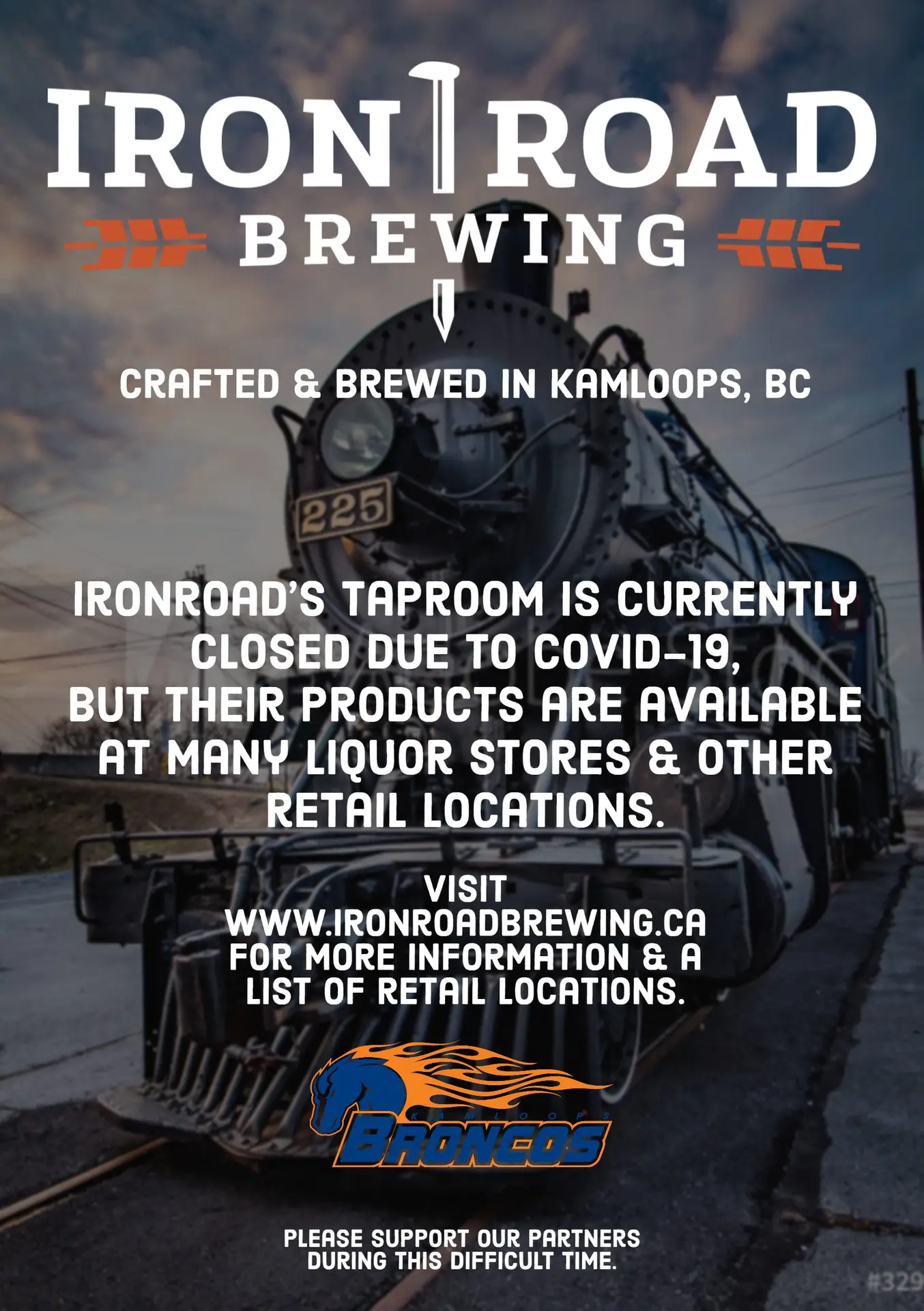 ironroad micro brewery ad