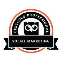 social media marketing badge